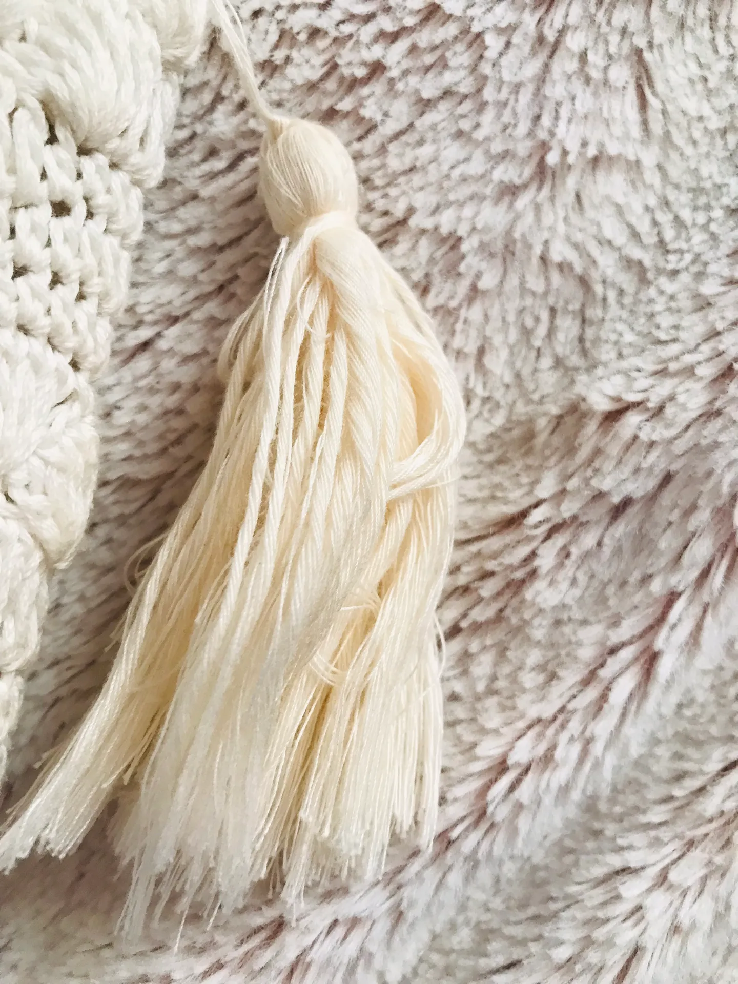 Woven Bohemian Purse Tan - Image 4