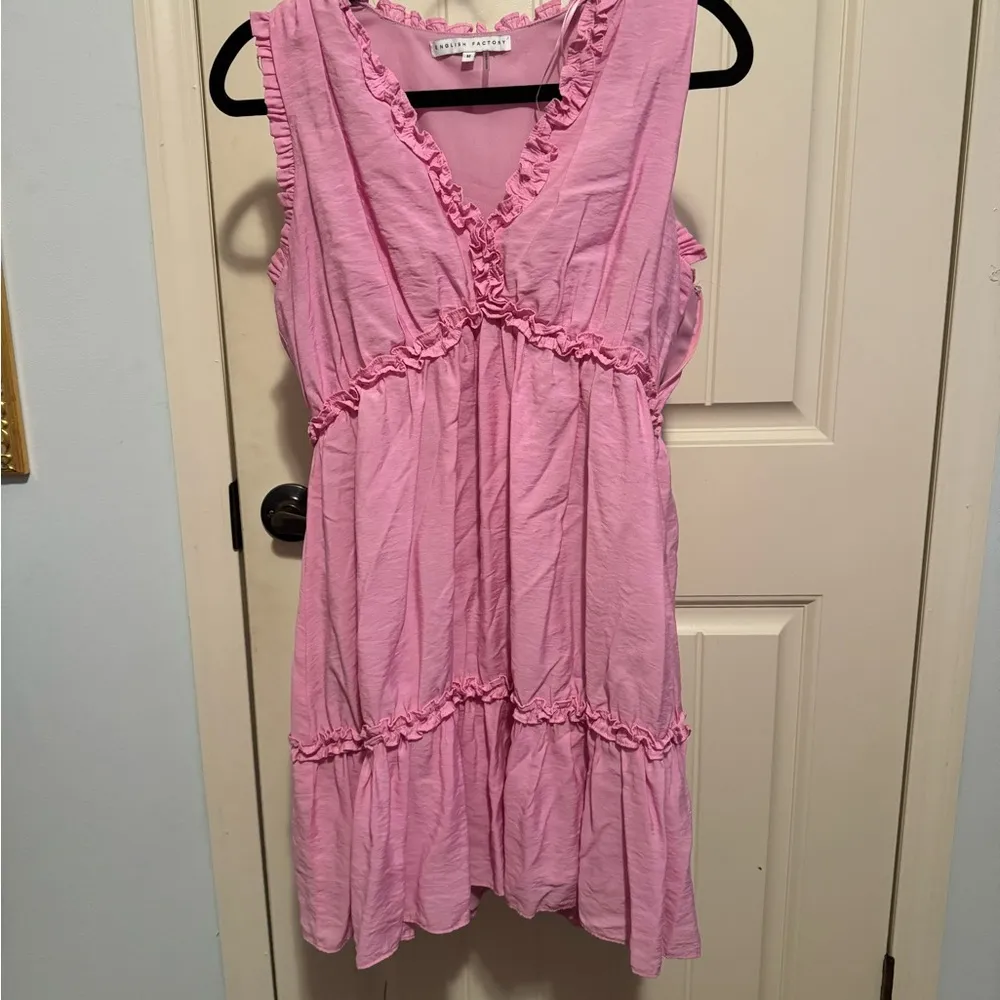 Pink English factory dress - Image 2