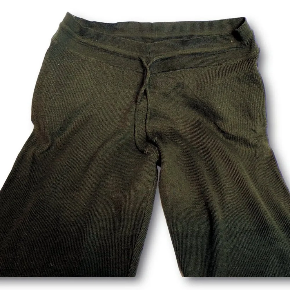 The RockN Rev Ribbed Tack Pants Joggers Khaki Size: 10 Green - Image 3