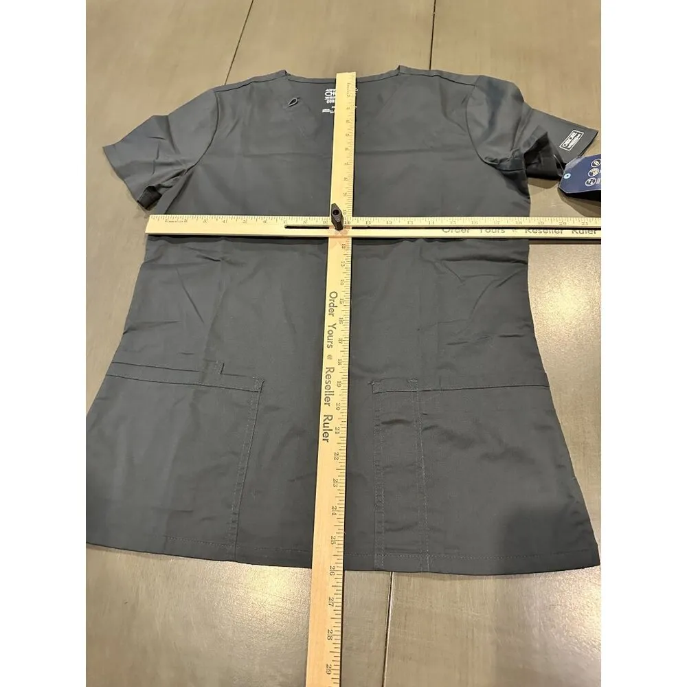 NWT: Cherokee Scrubs for Women Workwear Core Stretch V-Neck Top, Soft Brushed Tw - Image 6