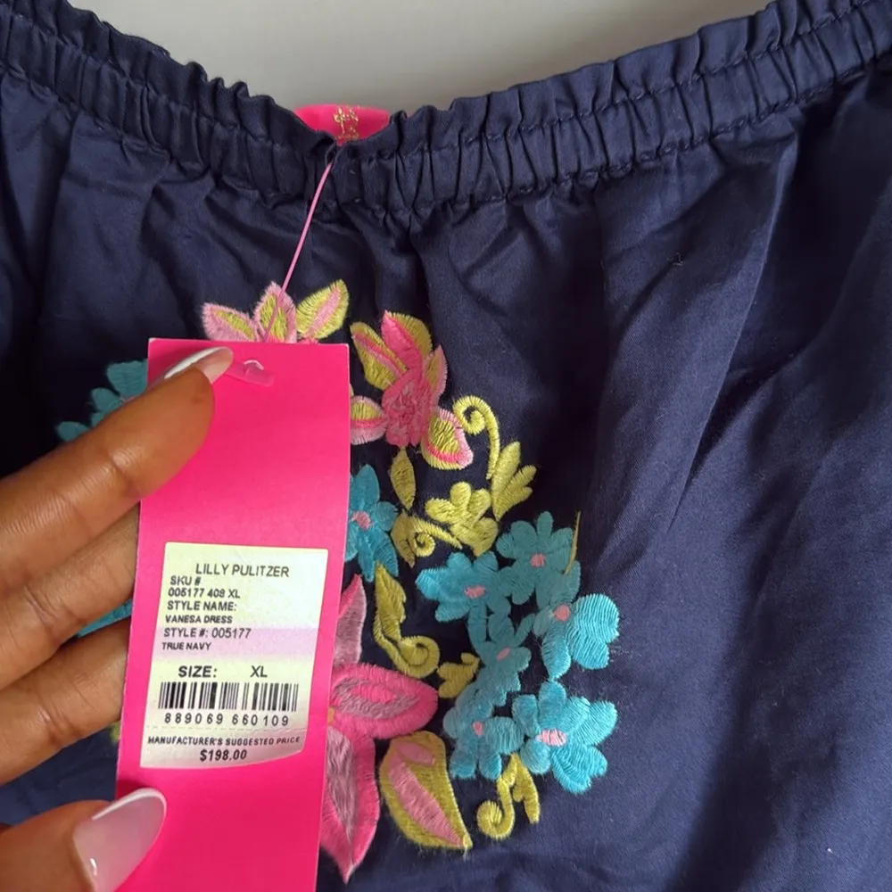 NEW Lilly Pulitzer Vanesa Off-The-Shoulder Dress XL - Image 11