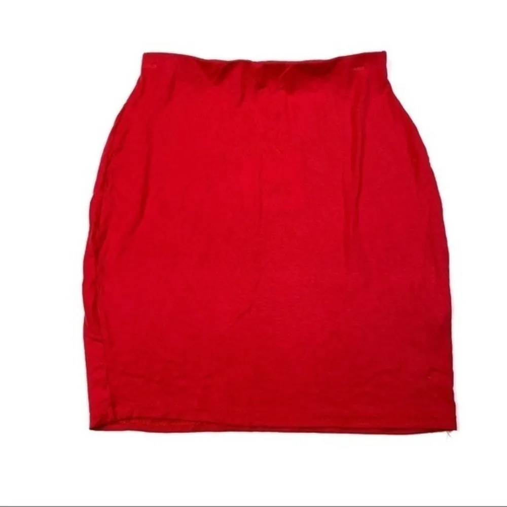 MiSSGUIDED Red‎ Basic Jersey Mini Skirt - Image 2