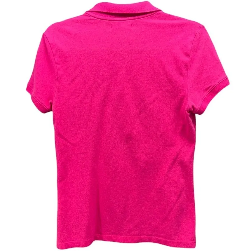 Aeropostale The Skinny‎ Polo Shirt Large Pink Golf - Image 2