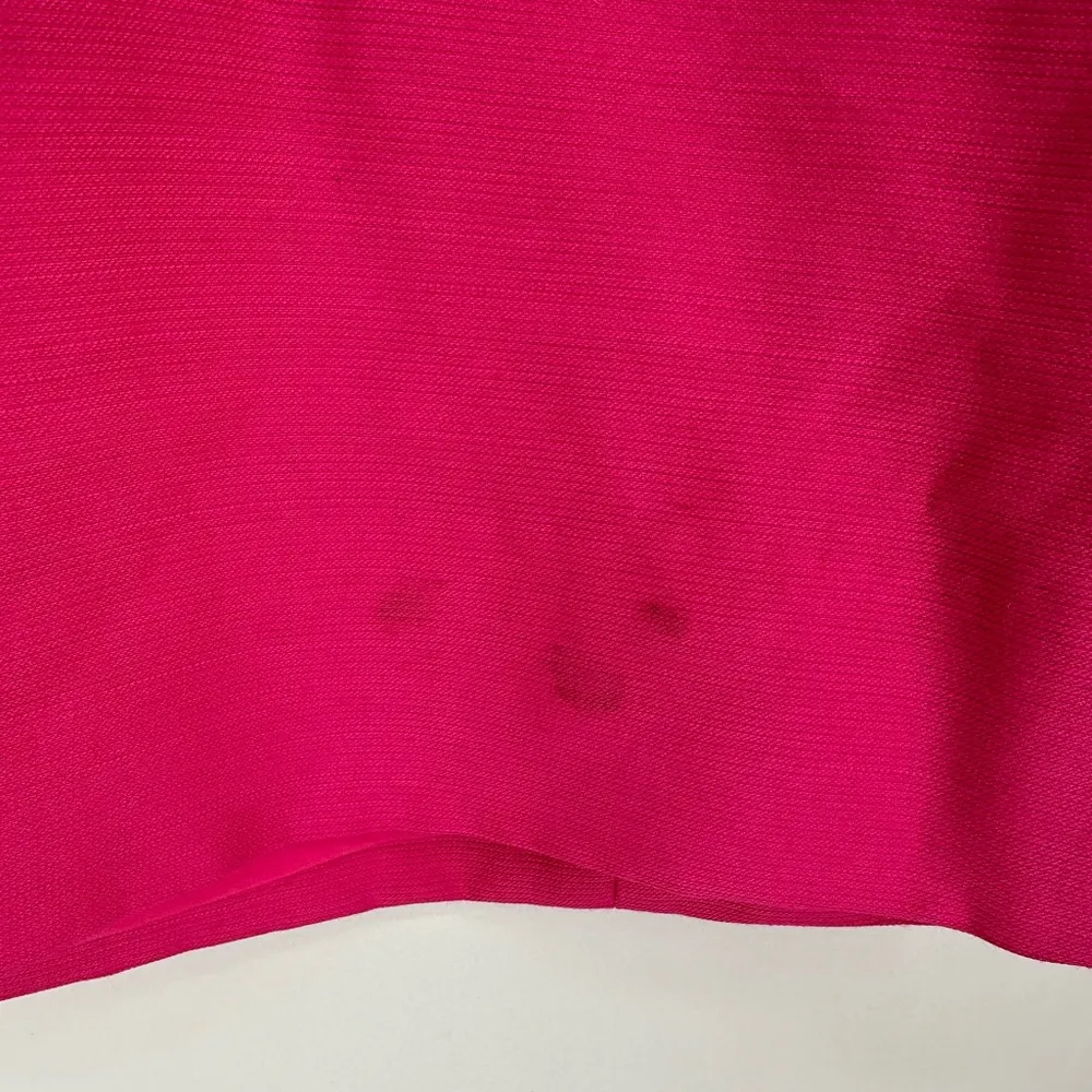 R&K Originals 60’s Vintage Hot Pink Beaded Rhinestone Cocktail Party Dress Size M - Image 9