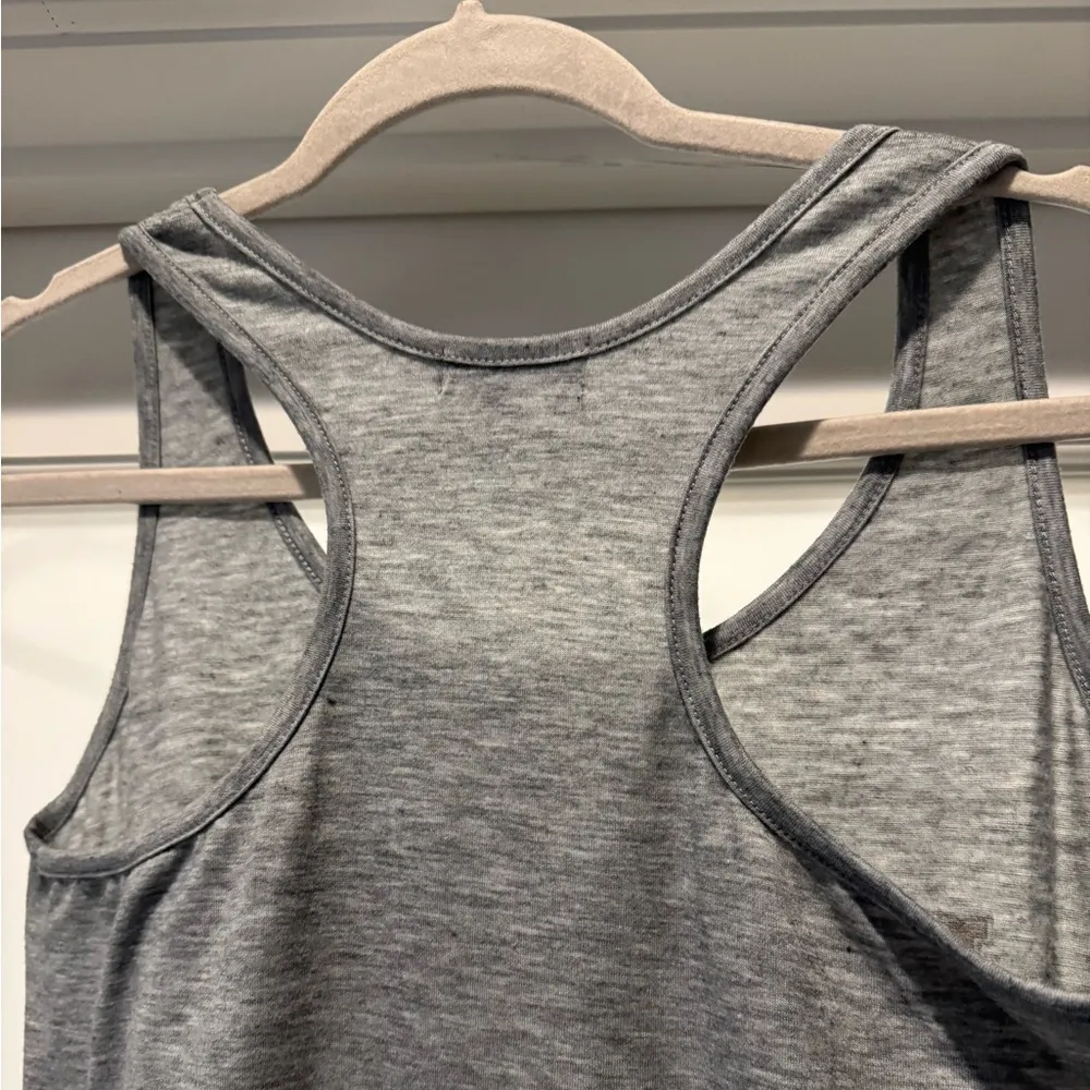 Graphic RANSOM Tank Top Size M Country Western Concert Coastal Cowgirl Fun Gray Size M - Image 5