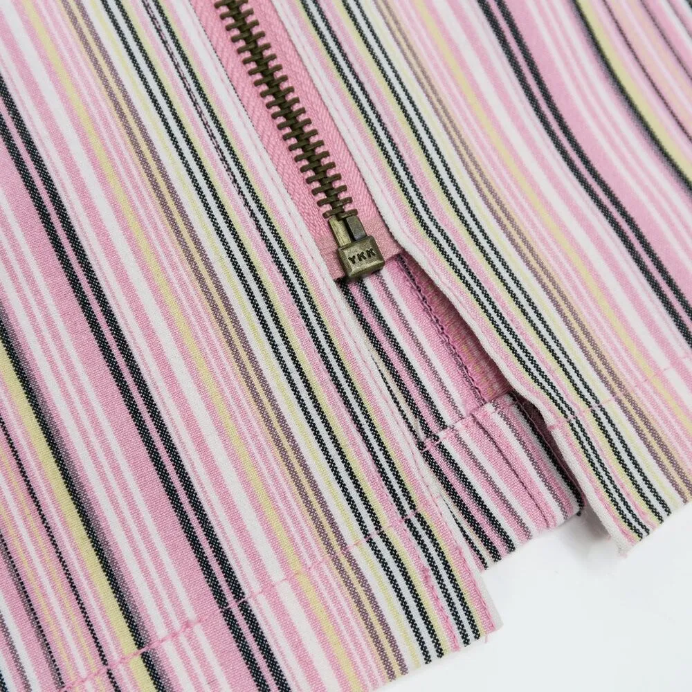 Vintage Y2K Nicole by Nicole Miller Striped Pencil Skirt - Image 3