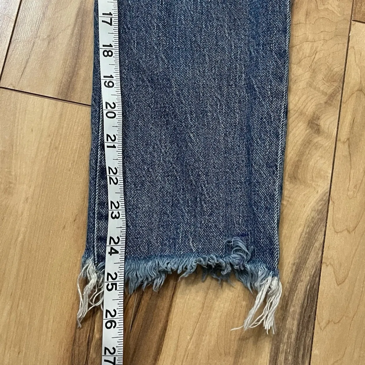 Madewell Women's Sz 26P The Perfect Vintage Jean Raw-Hem Crop Jeans - Image 7