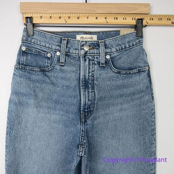 NEW Madewell The Perfect‎ Vintage Straight Jean in Kingsbury Wash, size 25 - Image 6