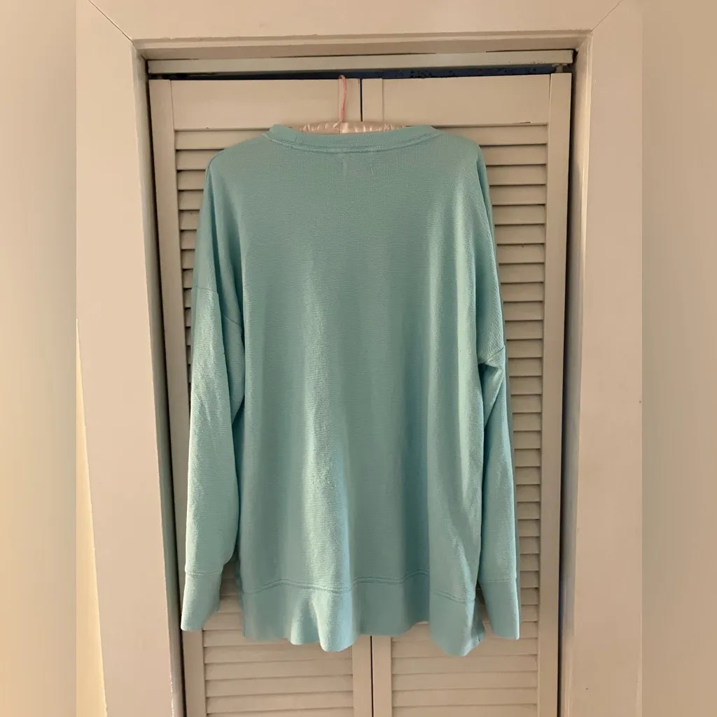 Aerie Light Teal Blue Crewneck - Image 5