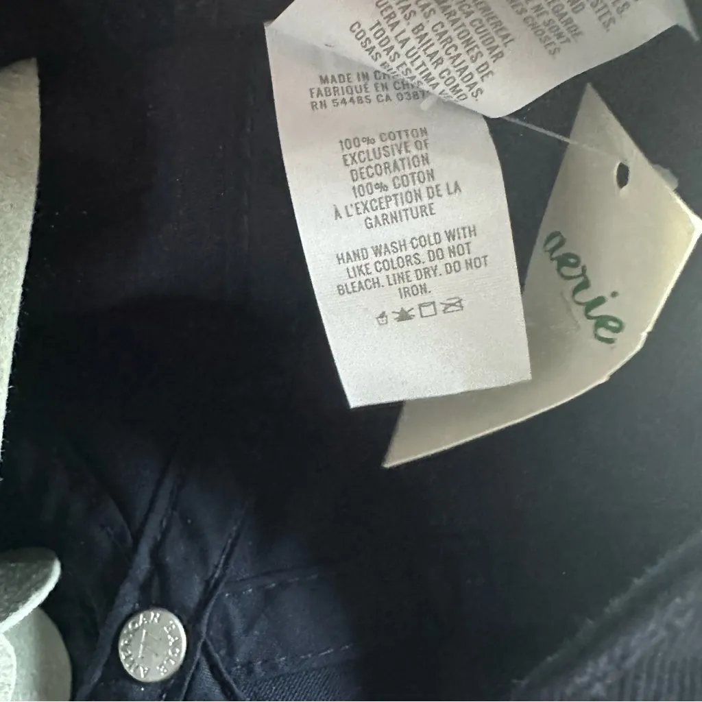 Aerie Women’s Navy Blue “Total Optimist” Distressed Hat NWT - Image 9