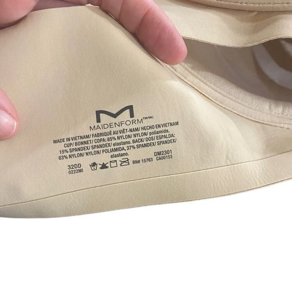 Maidenform tan tshirt bra size 32DD - Image 4