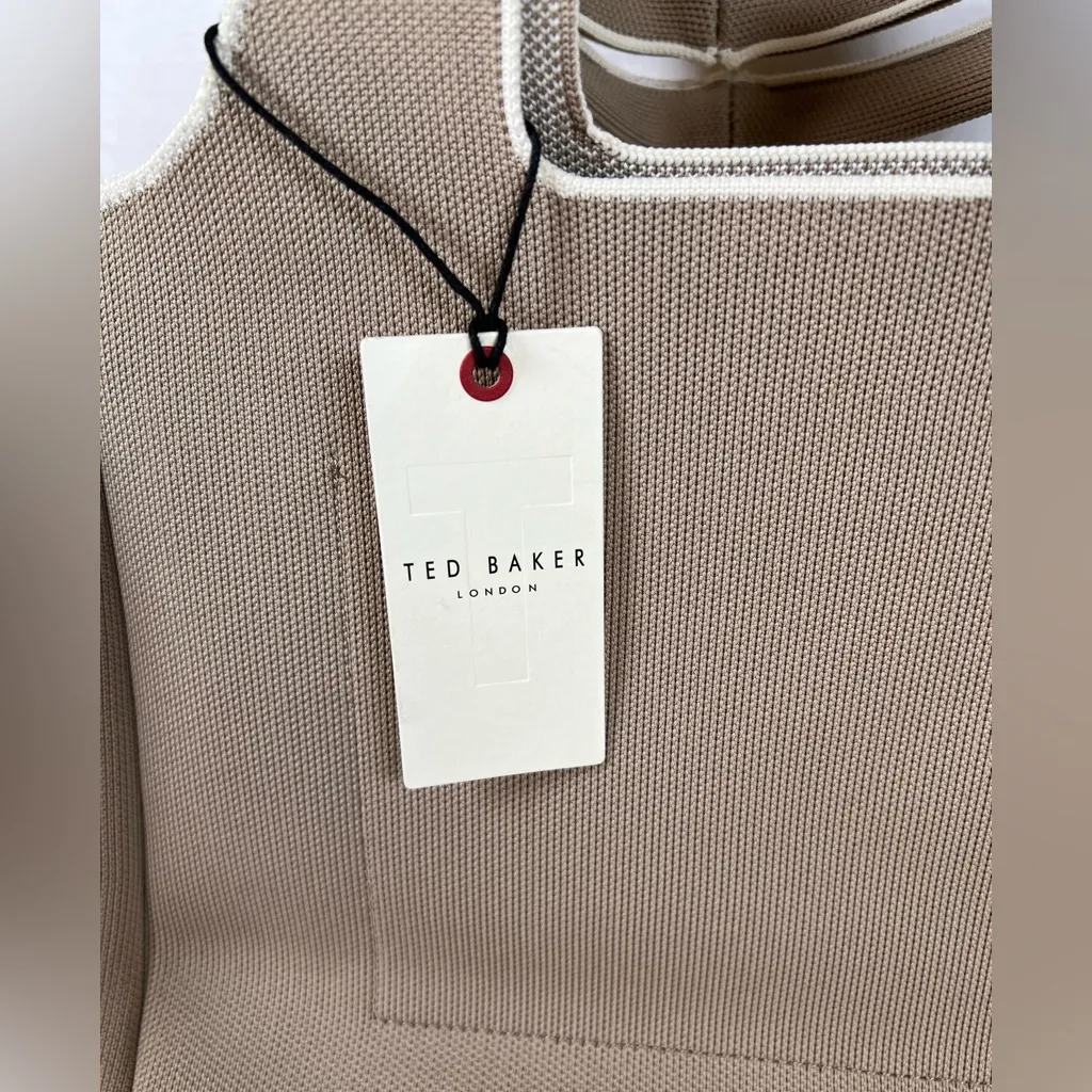 Ted Baker London Sara Tote, Taupe. NWT - Image 6