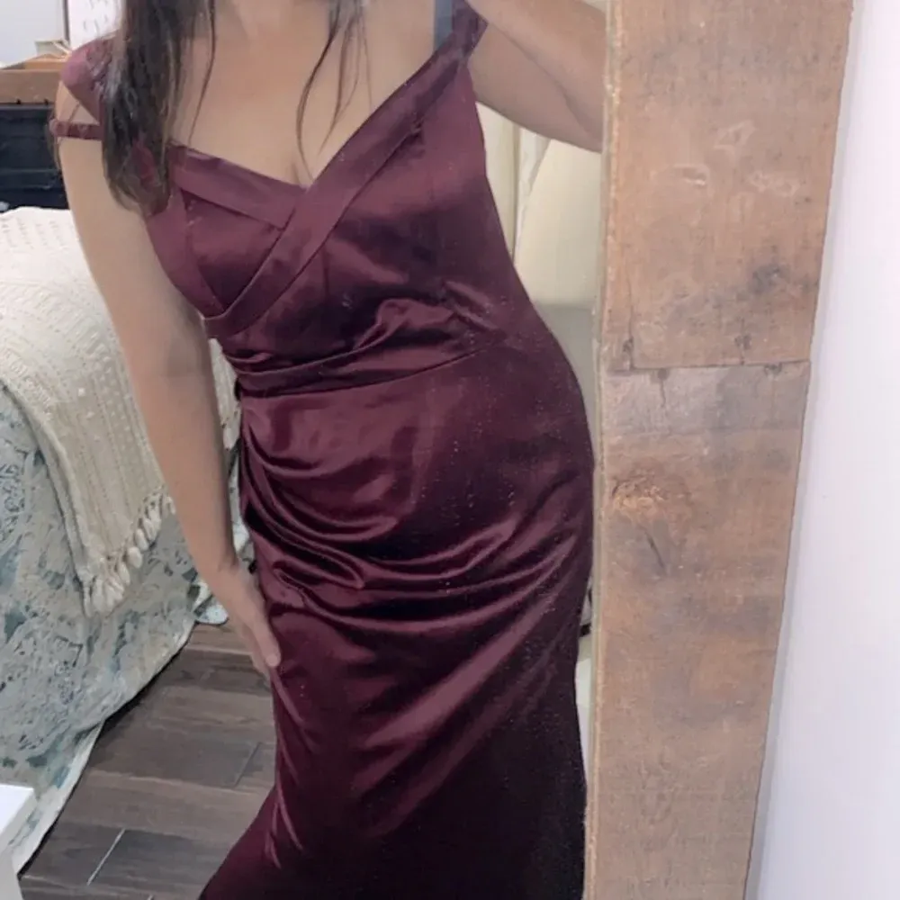 Galina Signature burgundy formal dress size 14 Red - Image 2