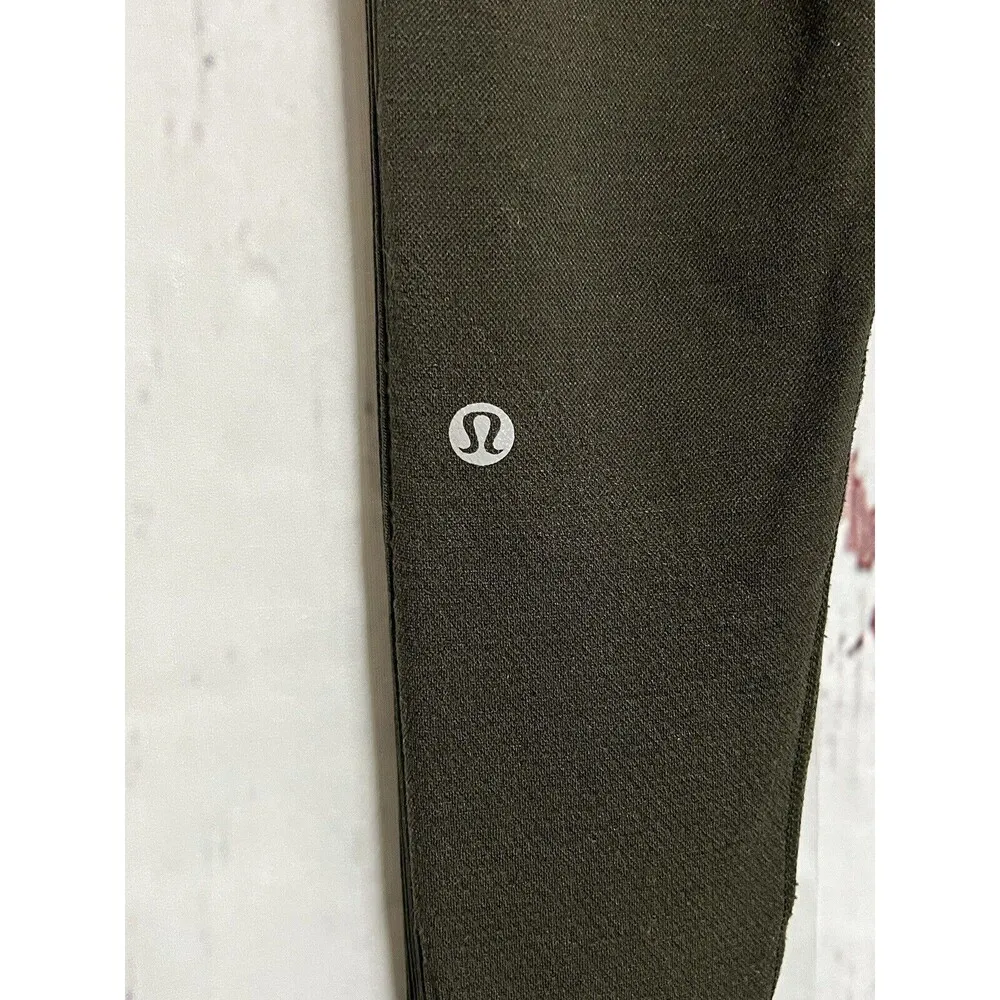 Lululemon Seamless Rib Panel High Rise Leggings - Green / Size 2 - Image 5