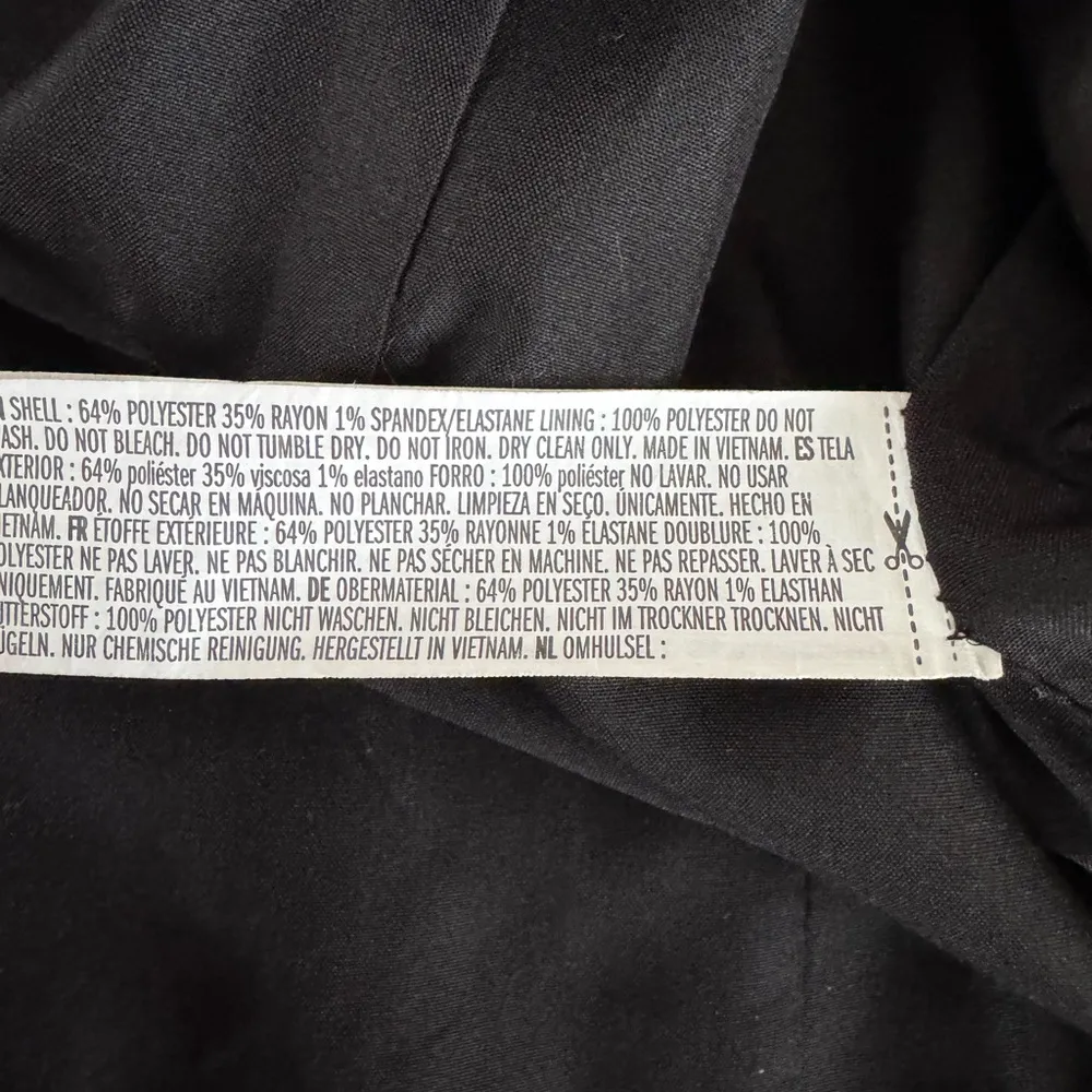 Forever 21 Black Yellow Plaid Double Breasted Blazer Oversized Jacket Sz Small - Image 6