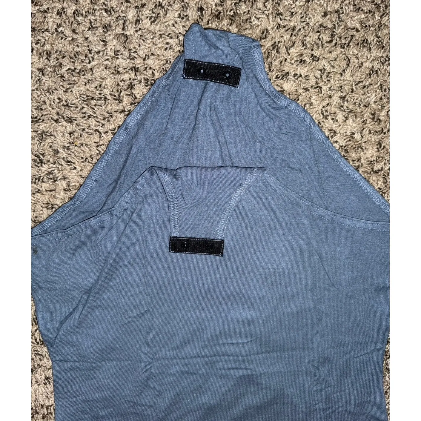 NWOT Short Sleeve Bodysuit Bundle Blue Gray Size Large - Image 3