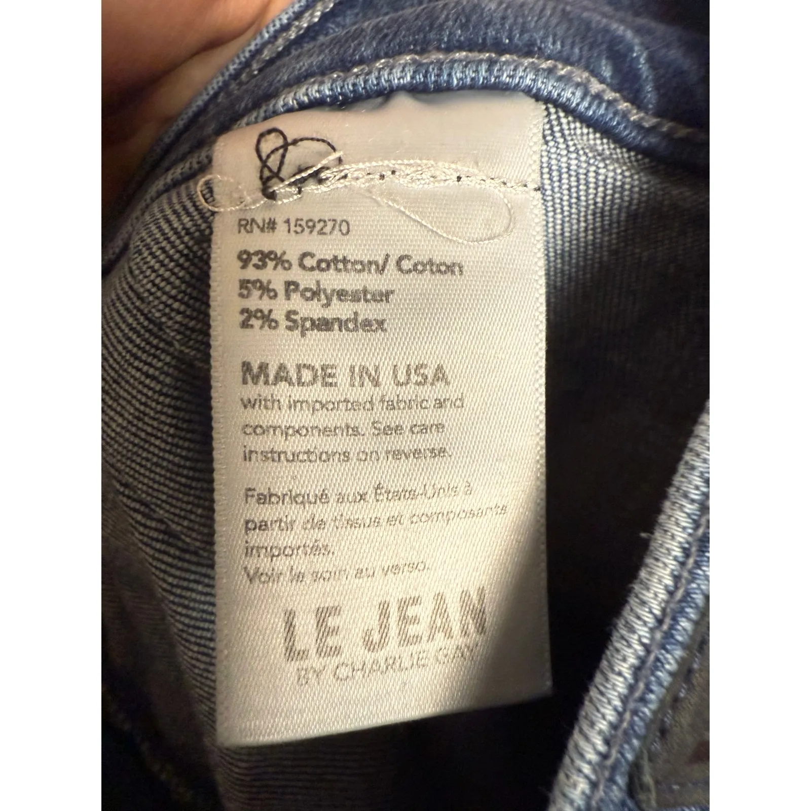 Le Jean Stardust High Rise Wide Leg Blue Denim Retro Trouser Jeans Size 28 - Image 16