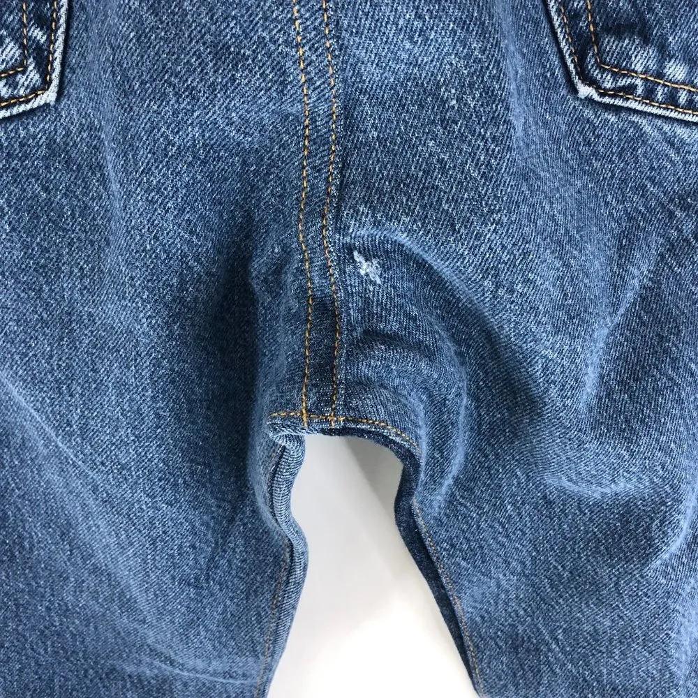 Re/Done Levis 70s Loose Flare Indigo Patchwork 25 - Image 3