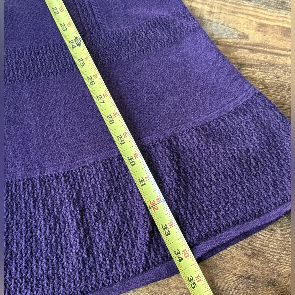 Lauren Ralph Lauren Purple Sleeveless Knit Dress in a size PXS - Image 3