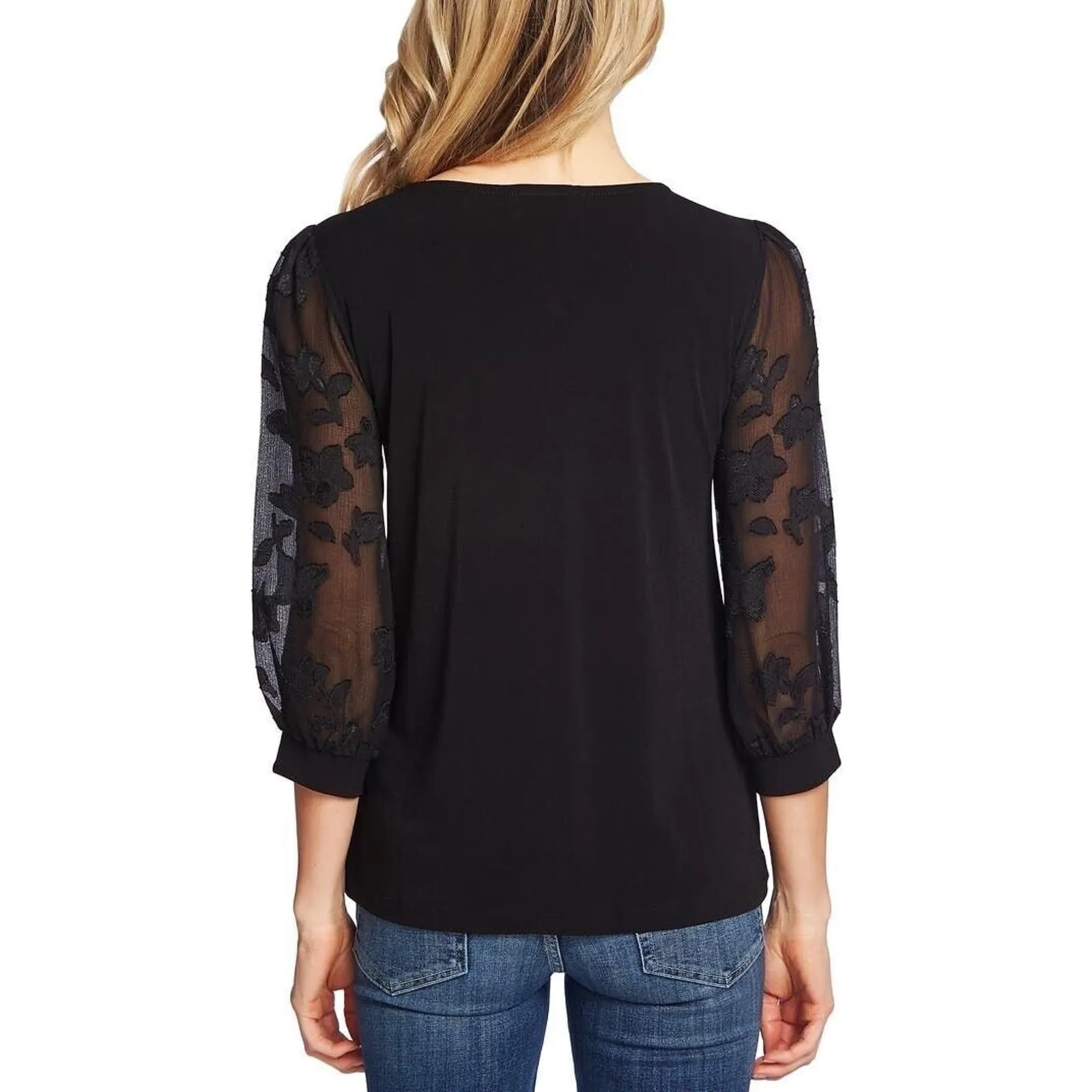 Cece Lace-sleeve Top‎ New with Tags - Image 3