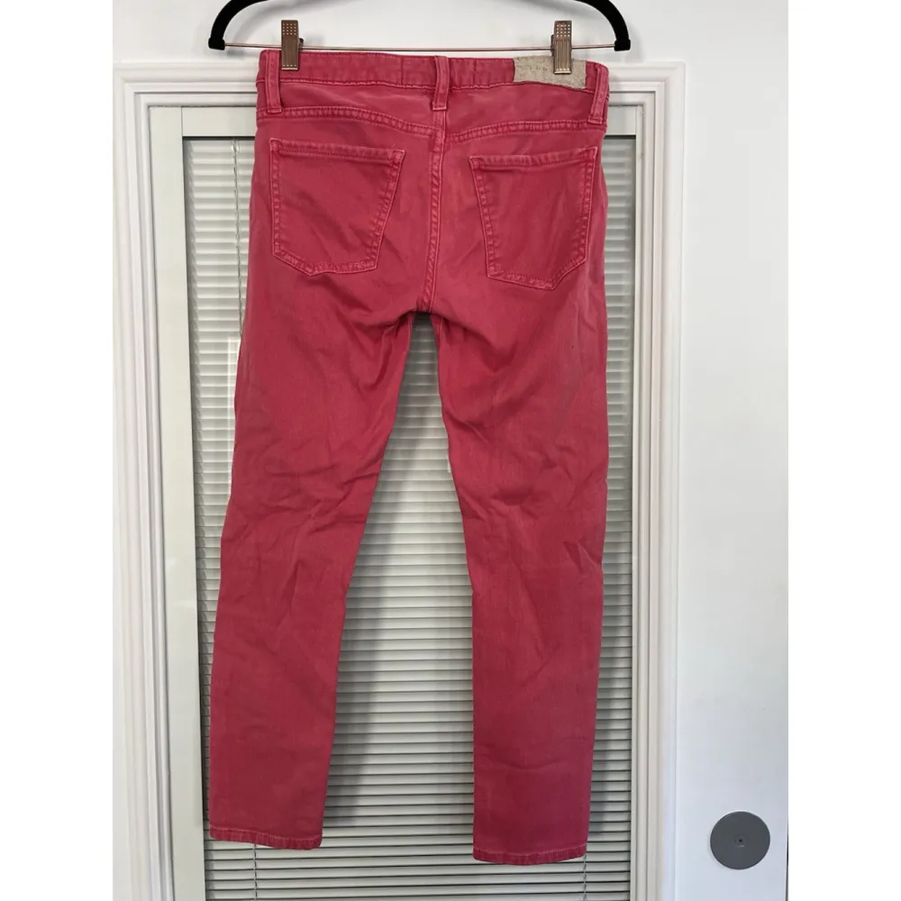 IRO Jeans I.R.O. pink/coral Slim Size 25 low rise skinny Stretch Jeans - Image 3