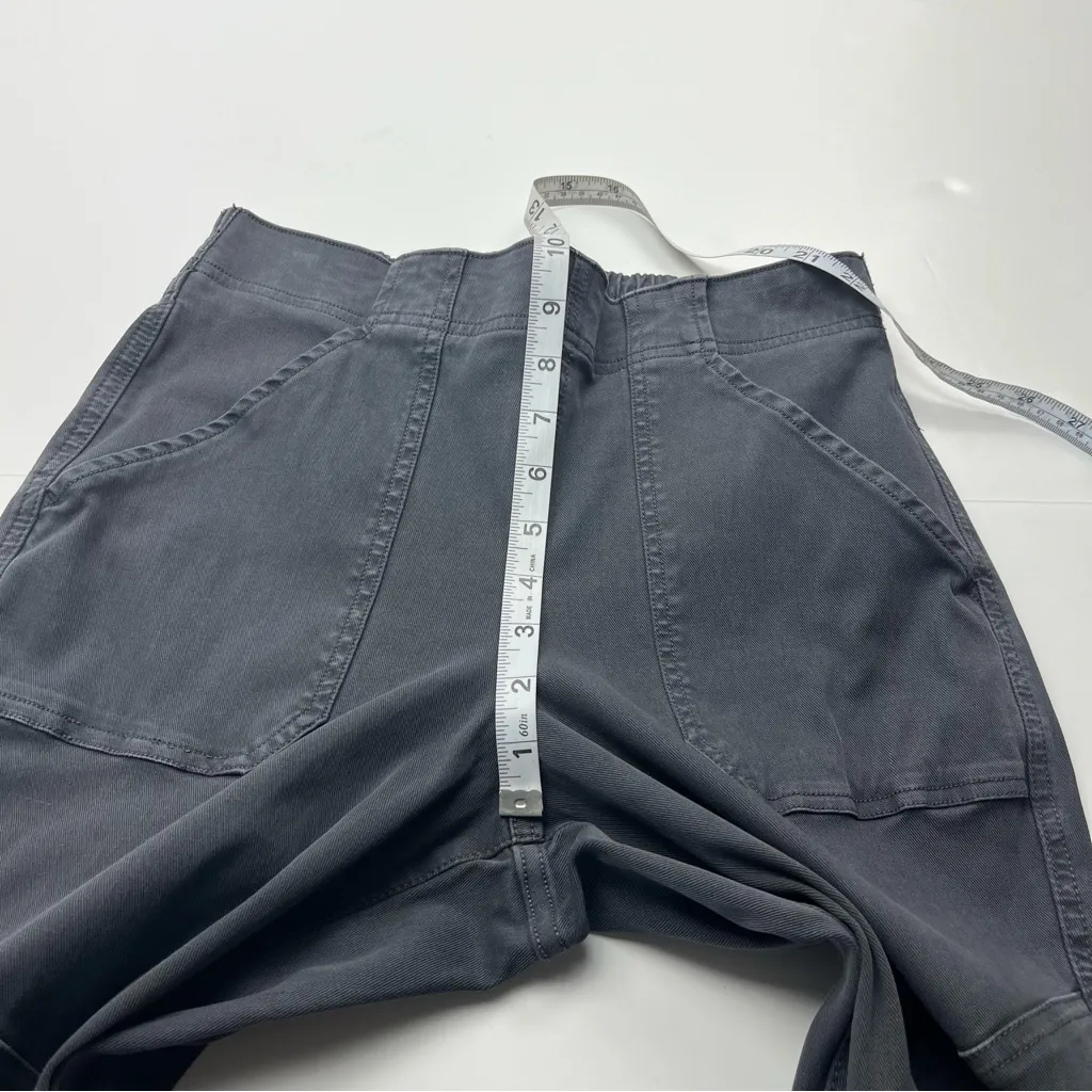 Spanx Stretch Twill Cargo Jogger Black / Grey / Gray Womens‎ Size Medium Pant - Image 11