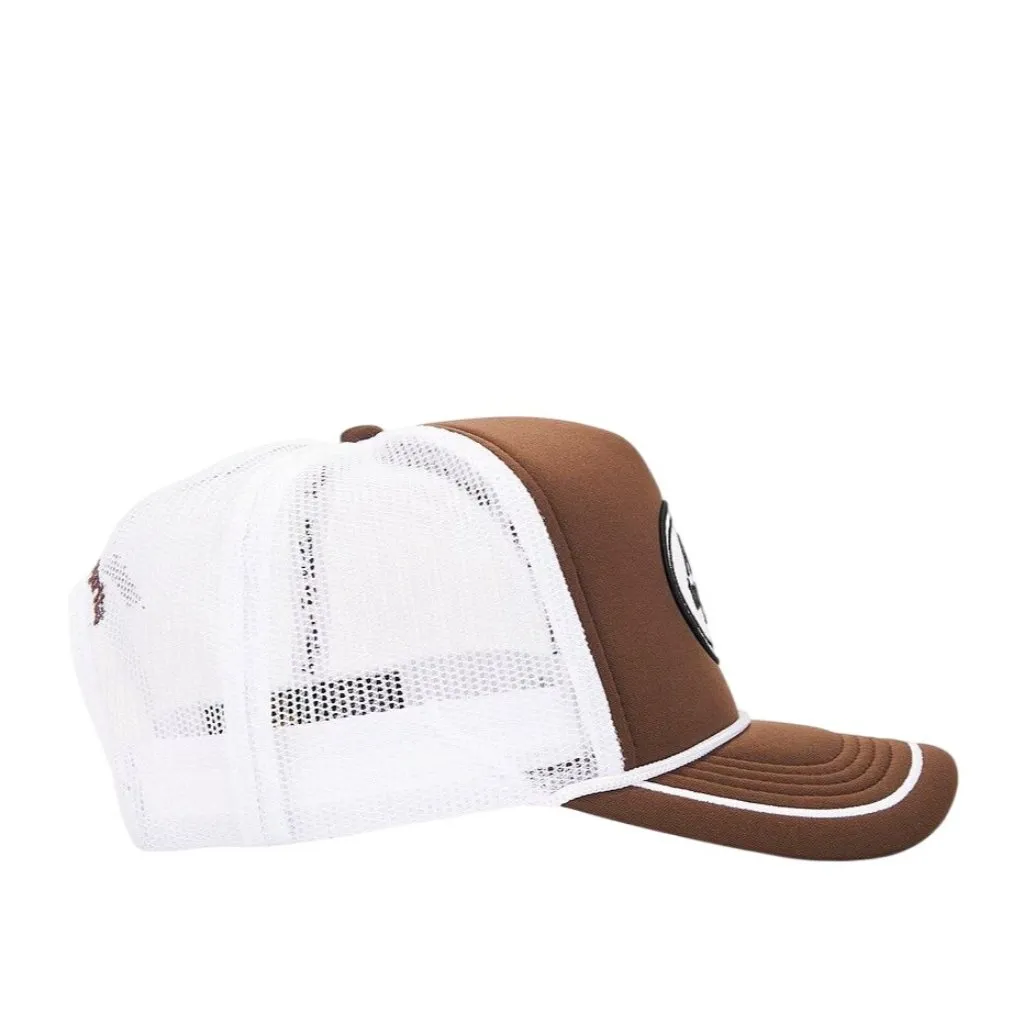 Motel Margarita Heritage Trucker Hat in Espresso & White One Size New Womens cap Brown - Image 3