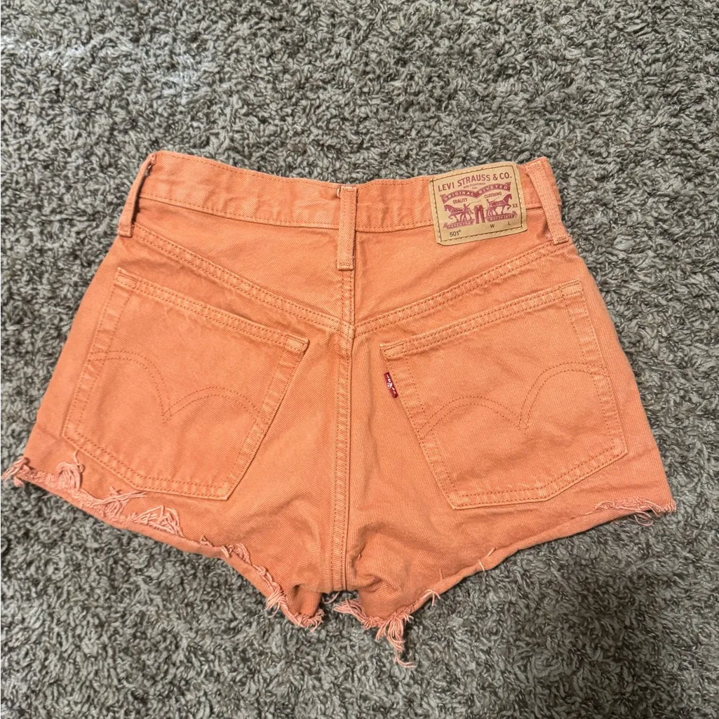 Levi's Women's 501 High Rise Denim Original Shorts - Image 5