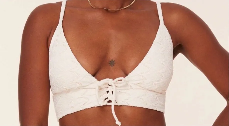 Andie Bikini Set Cabarete Top Super High Waisted Bottom Lace size Large NWT - Image 1