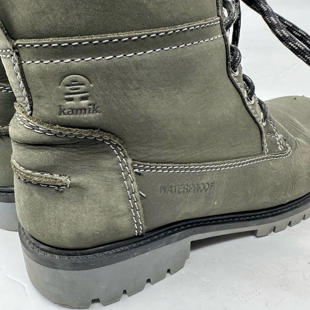 Kamik Womens size 8 Rogue Lo Snow Boot Thinsulate Waterproof Gray - Image 6