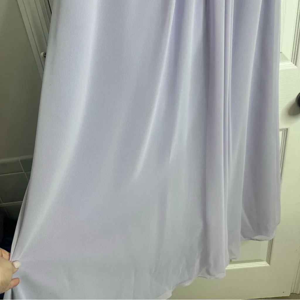 Elegant Lavender Sleeveless Dress - Image 2