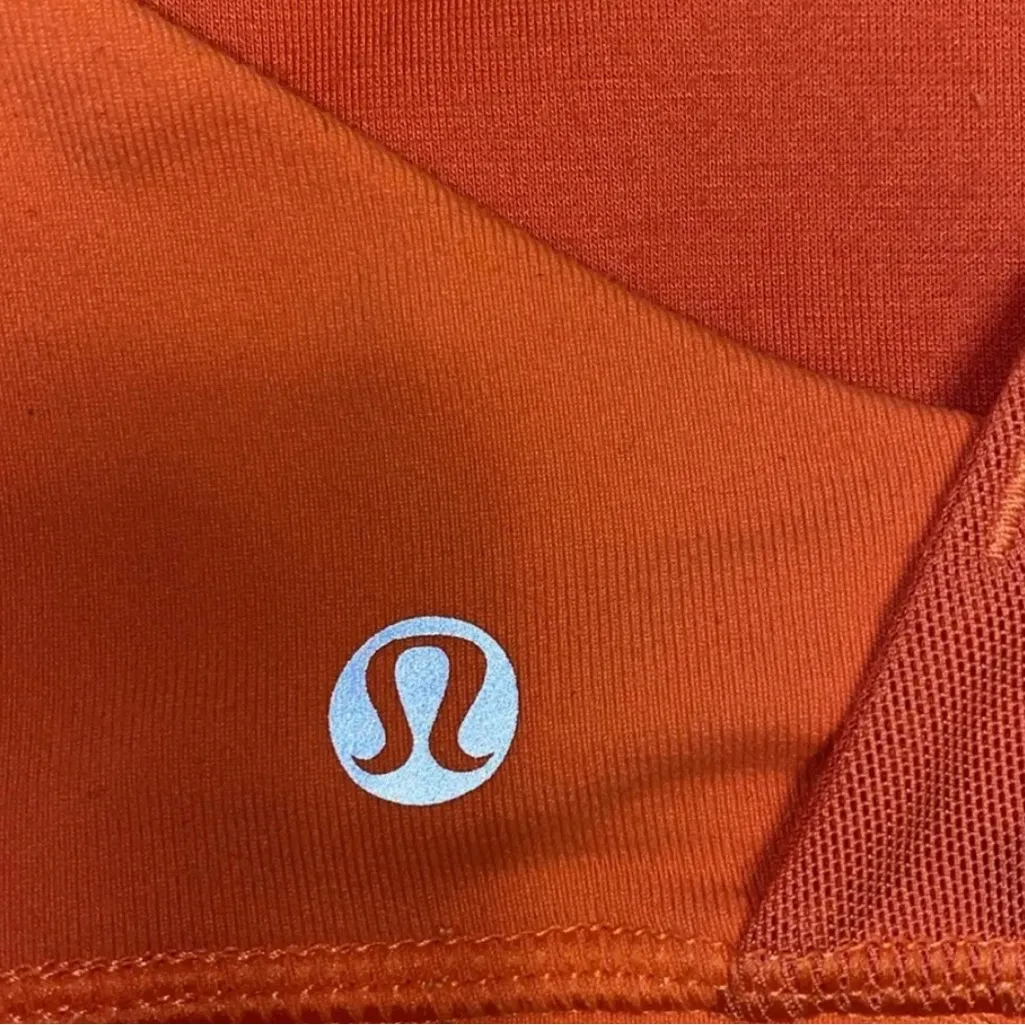 Lululemon Orange Athletic Sports Bra Size M - Image 5