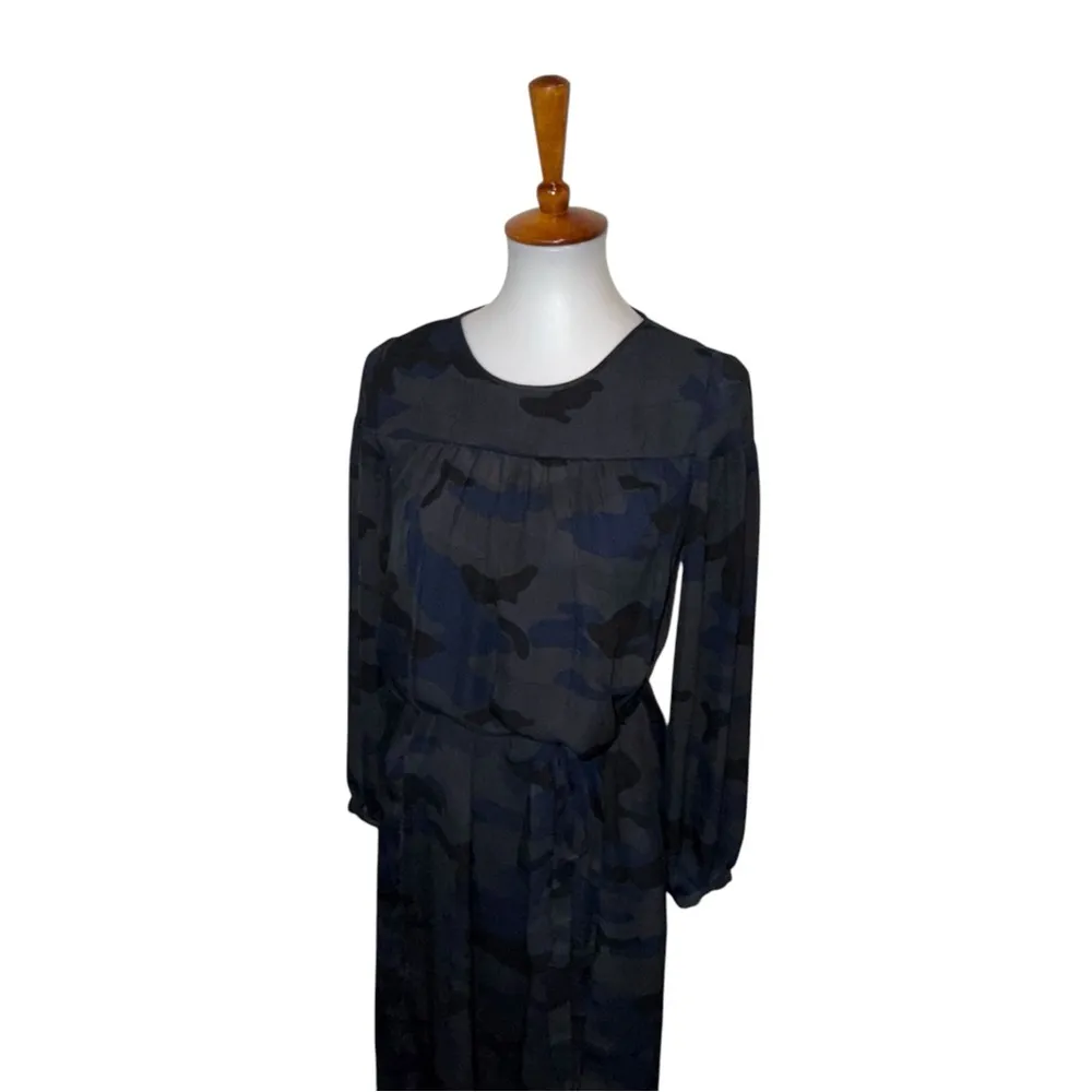 Banana Republic Shift Dress Camo Blue Size 0 - Image 2