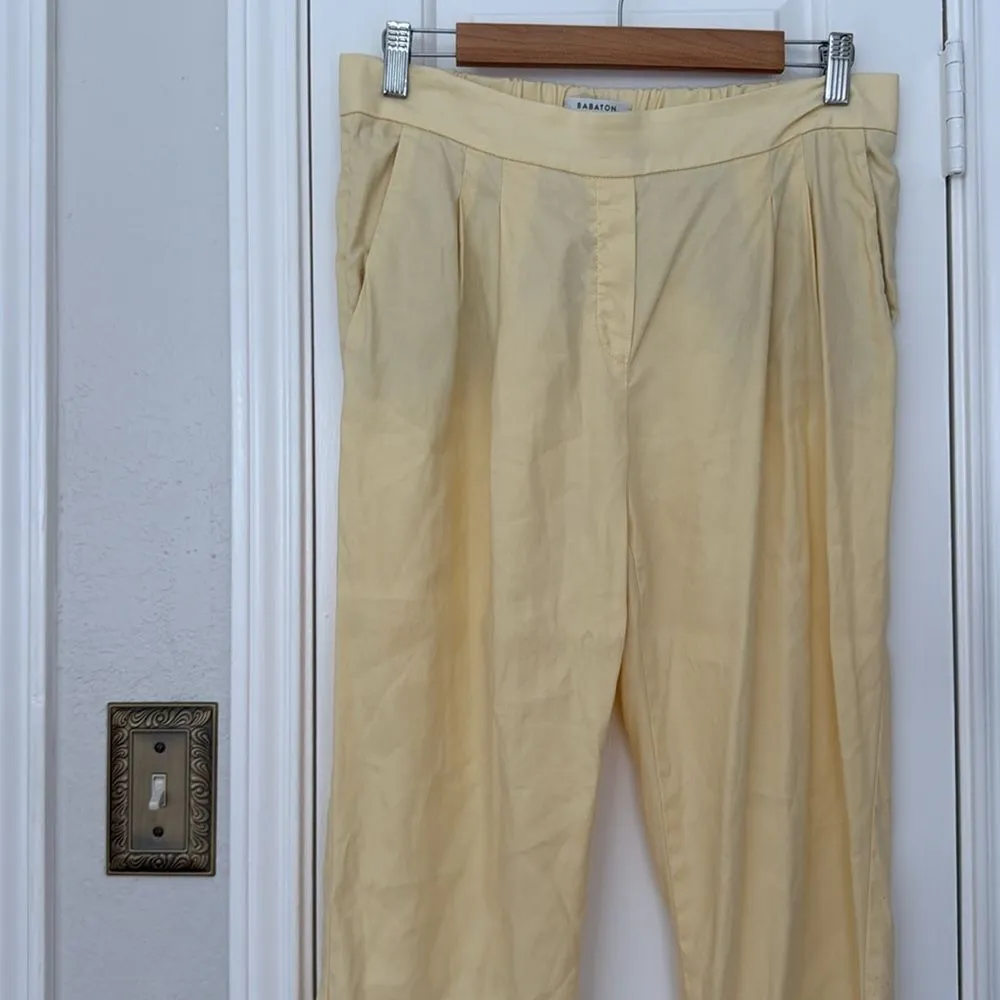 Babaton Aritzia cohen linen blend pull on pants - Image 2