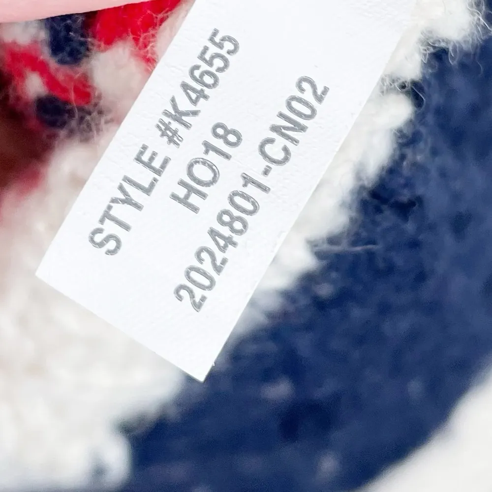 J. Crew Gabby Striped Cable Knit Merino Wool Blend Sweater K4655 Size Medium - Image 7