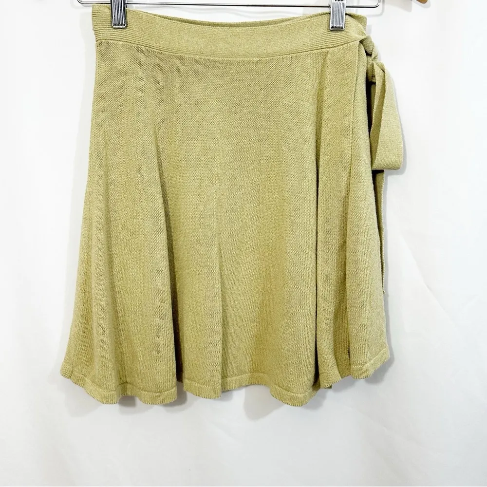Zara Knit Wrap Mini Skirt - Image 9