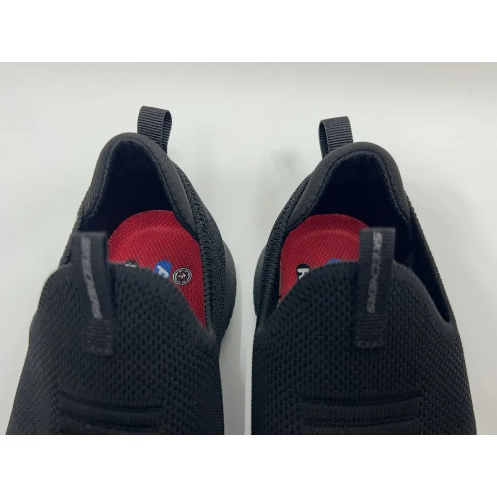 Skechers Work Shoes Womens 7.5 Black Slip On Slip Resistant Relaxed Fit 108034 - Image 5