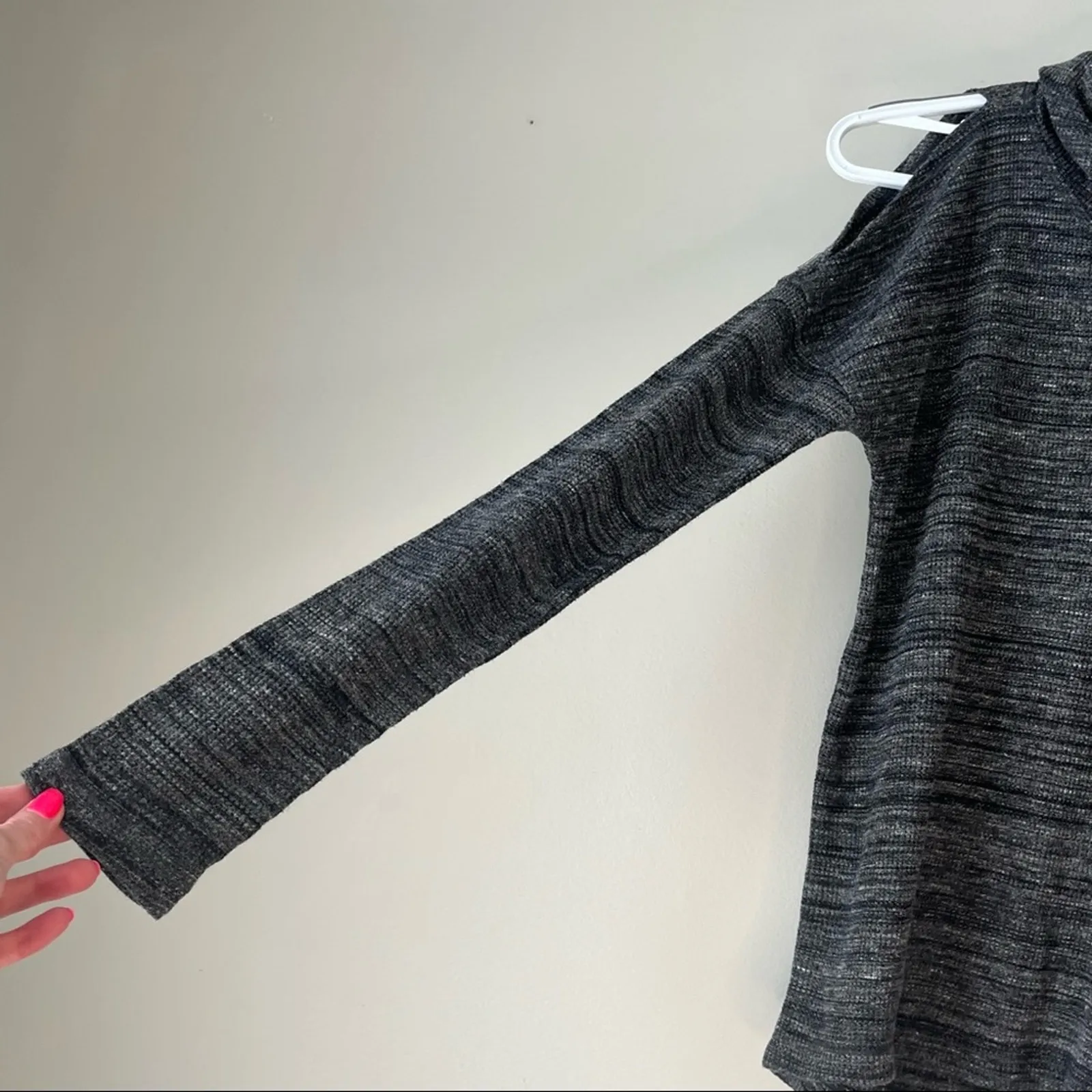 Calvin Klein Performance Hooded Gray Sweatshirt Size XS - Image 6