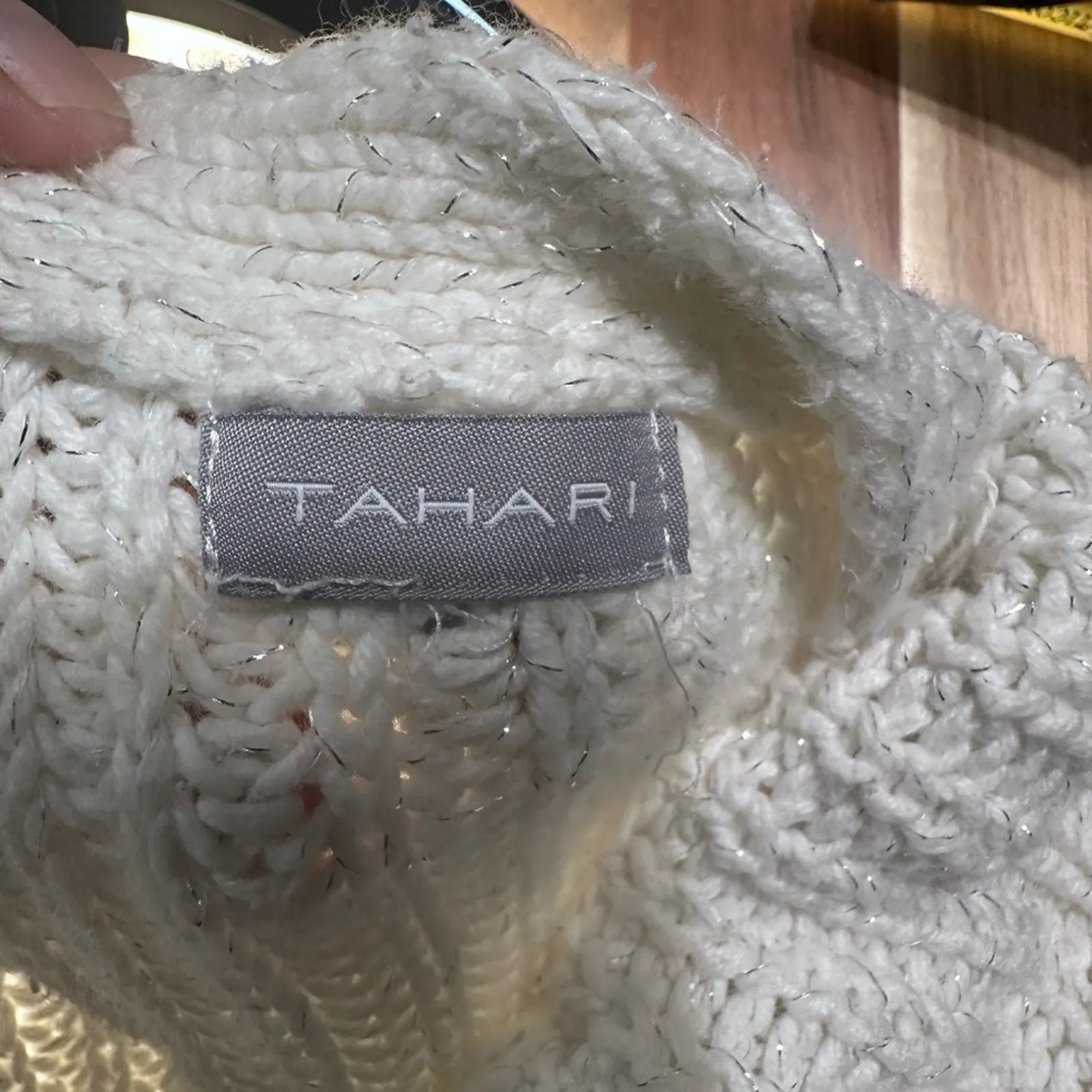 Tahari Cardigan Sweater – Faux Fur Pockets, Cozy Chic Layer - Image 7