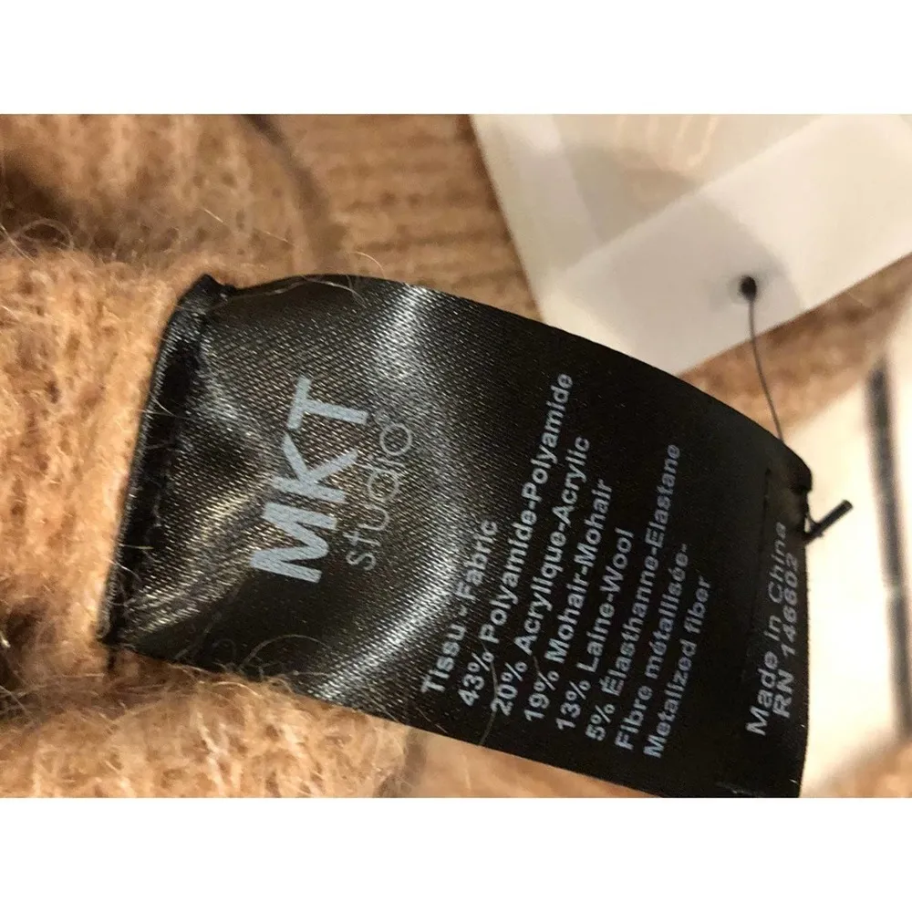 Mohair wool Blend Klimia Sweater Large from MKT Tan Oversized Fall - Image 7