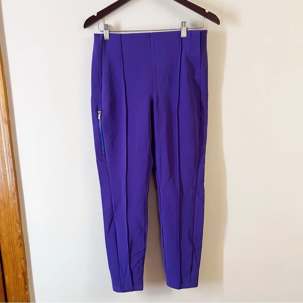Athleta Size 8 Petite Skinny Snow Ski Pants Purple Glacier #985570 Pull on - Image 4