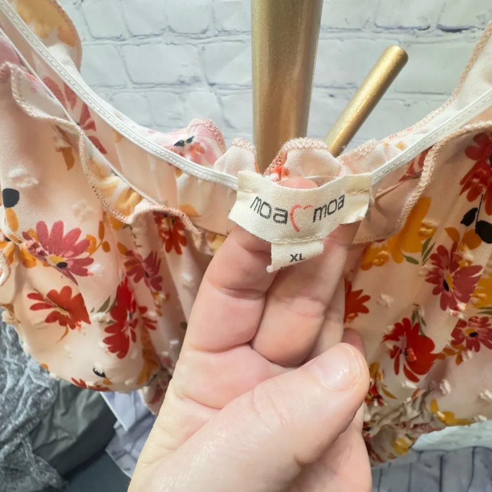 Moa Moa Floral sundress dress in women’s XL (purchased at Dry Goods) - Image 3