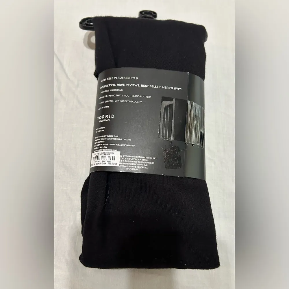 Torrid Black Candy Rainbow Full Length Signature Waist Knee Print Legging - Image 3