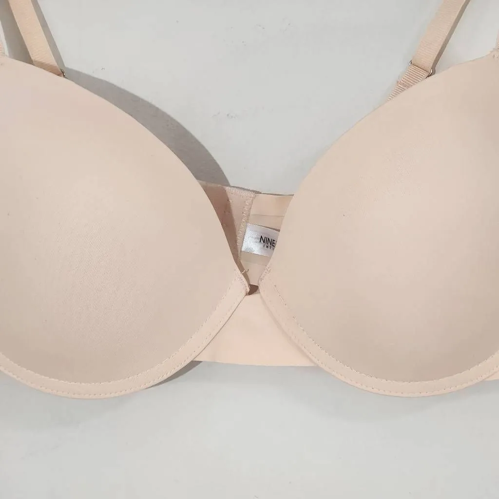 Nine West Blush Pink Padded Bra Size 36C NWOT Nine West Light Pink T-Shirt Bra - Image 2
