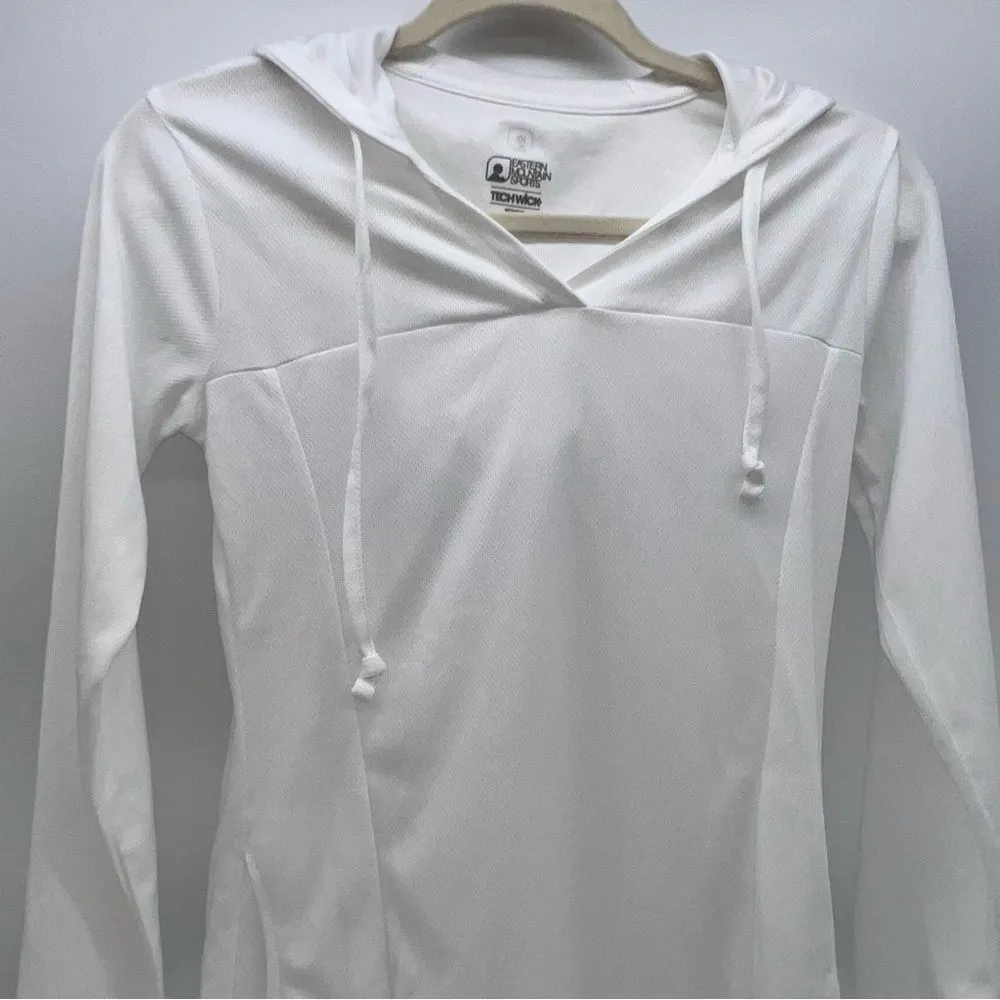 Eastern Mountain Sports Tech Wick Long Sleeve Hoodie w/Pockets Women's Size XS - Image 6