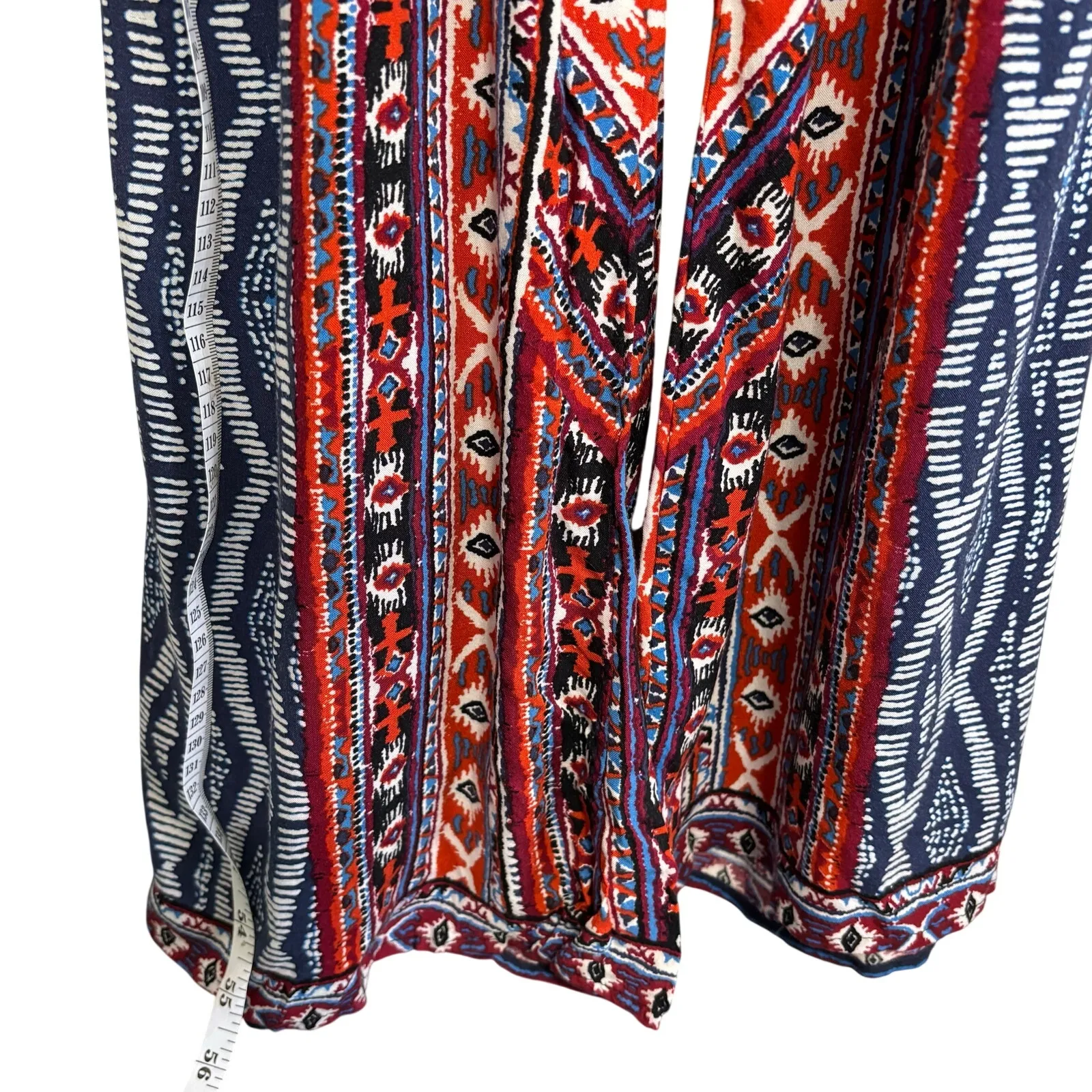 Flying Tomato Boho Print Multi-Colored Halter Top Jumpsuit Size XS - Image 4