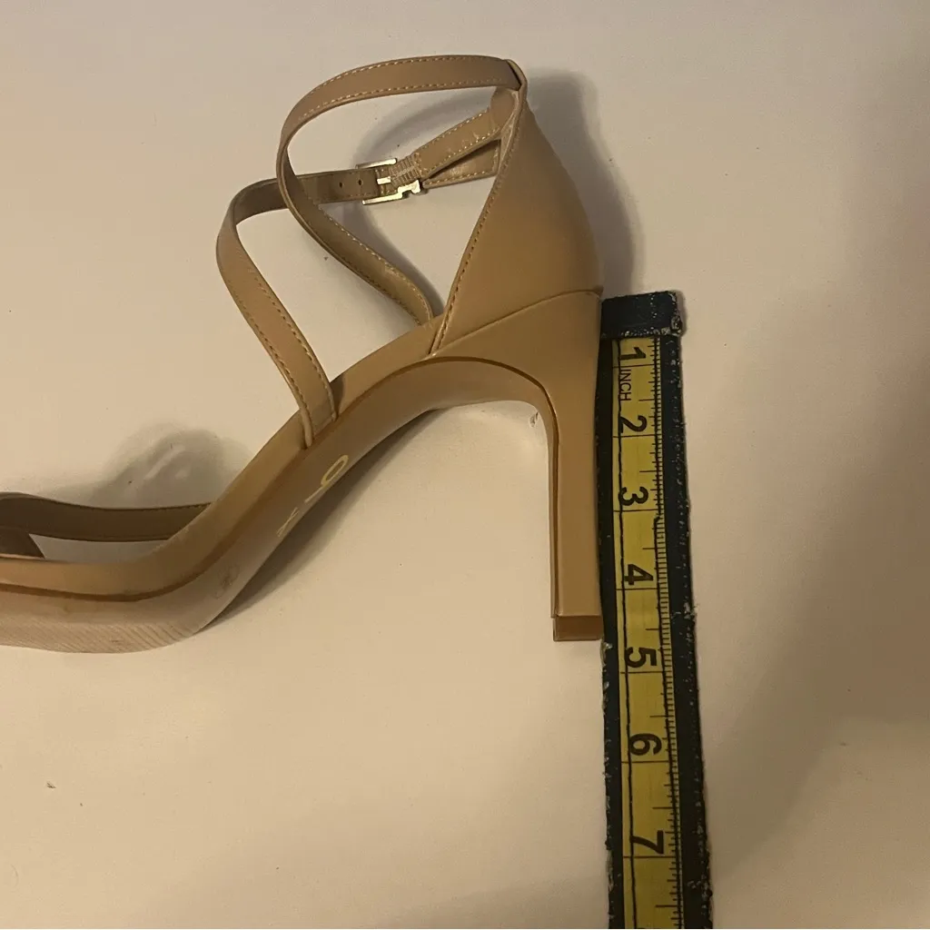 Elegant Tan Strappy Heels - Image 10