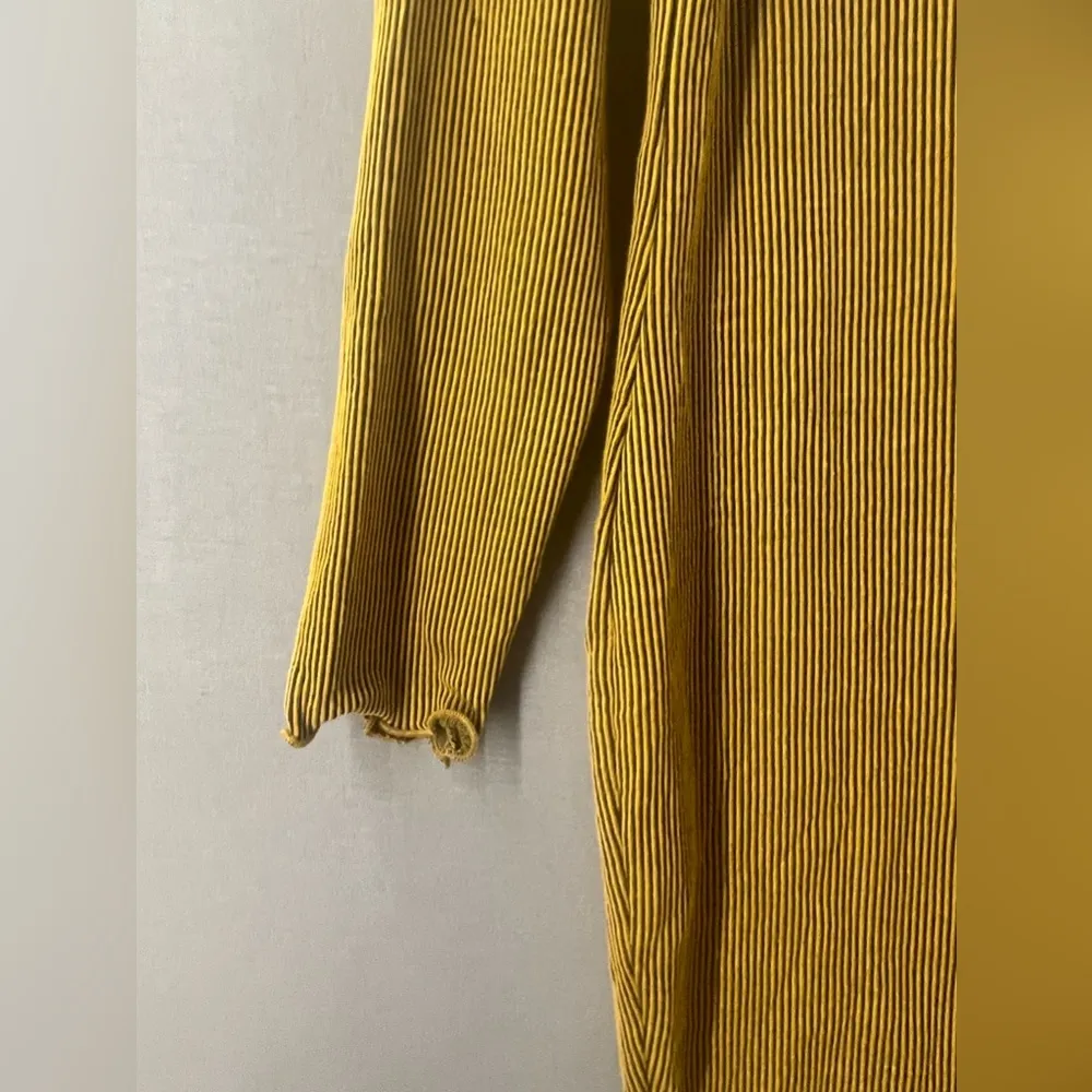 Pink Blush yellow stripe dress size Medium - Image 8