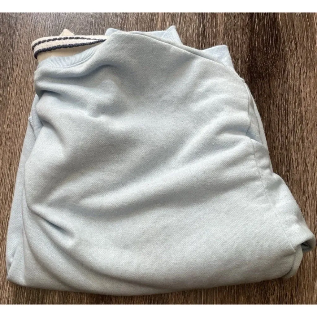 Vintage Haband For Her Collared Floral Blue Sweatshirt Collared Women’s Sz M Size M - Image 13