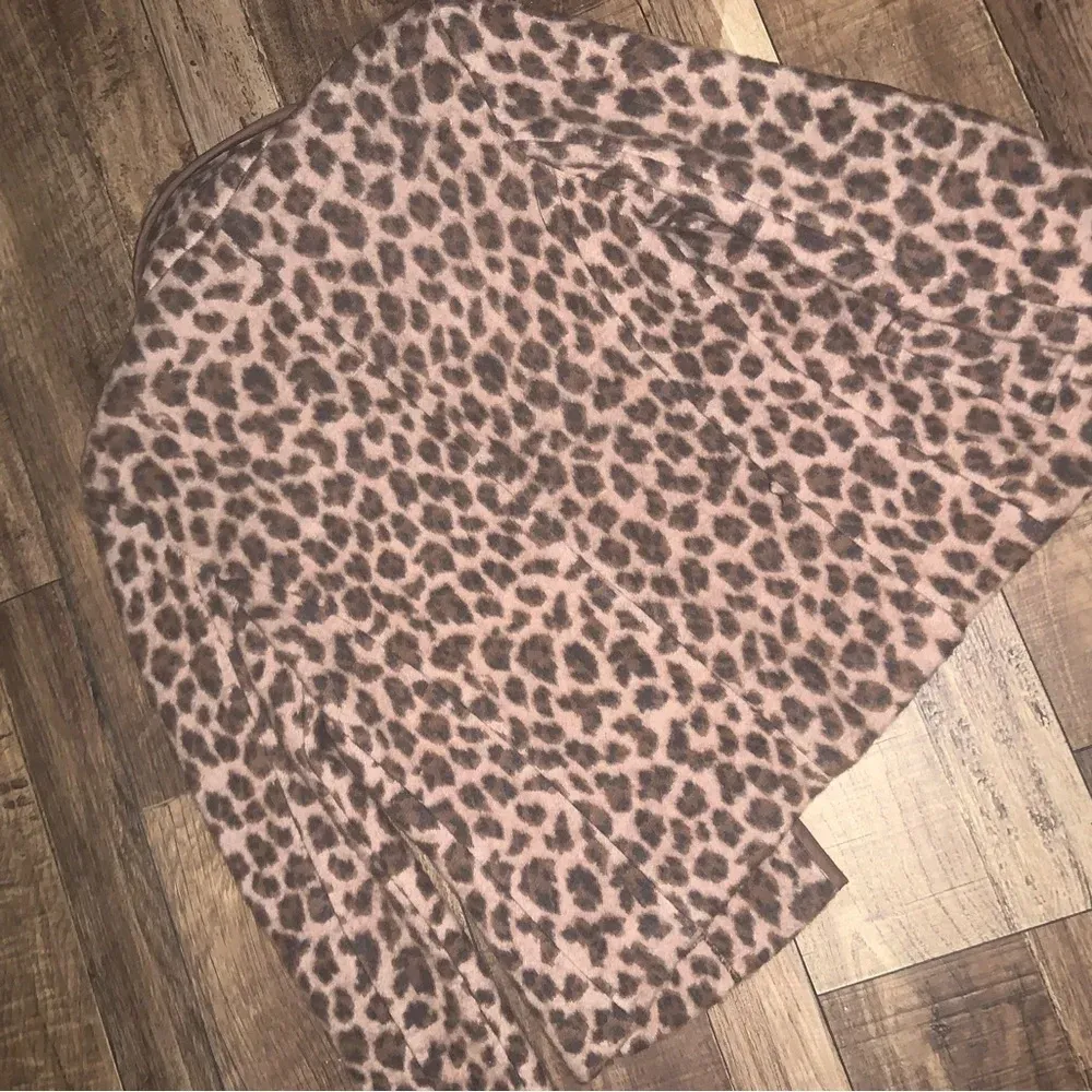 Talbots 100 percent merino wool cheetah blazer NWOT host pick casual fall knit - Image 3